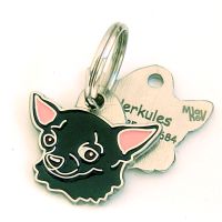pet tag engraved 2014 chihuahua black.jpg Gepersonaliseerde hondenpenningen MjavHov - Gegraveerde hondenpenningen online